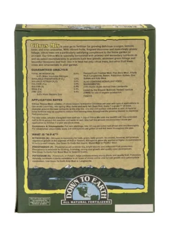 Citrus 6-3-3 Organic Fertilizer Blend, 5lb -Sowexotic Shop ORGANICCITRUSMIXSowExoticDTEFertilizerAllNaturalandOrganic 2