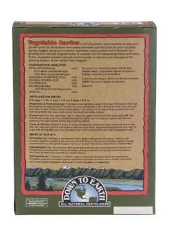 Vegetable Garden 4-4-4 Organic Fertilizer Blend, 5lb -Sowexotic Shop VEGETABLEGARDENMIXSowExoticDTEFertilizerAllNaturalandOrganic 1