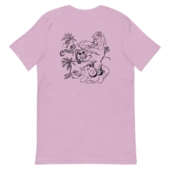 Sow Exotic Summer Beach Party T-Shirt -Sowexotic Shop unisex premium t shirt heather prism lilac back 60bb959348961