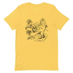 Sow Exotic Summer Beach Party T-Shirt *Summer 2021* (FRONT ONLY) -Sowexotic Shop unisex premium t shirt yellow front 60c76f34439bd